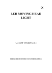 LED MOVING HEAD LIGHT - te
