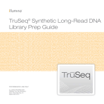 TruSeq Synthetic Long-Read DNA Library Prep - Support