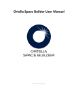 Ortelia Space Builder User Manual