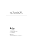 Sun Enterprise 250 Server Owner`s Guide