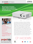CP-X4030WN - Projectisle