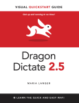 Dragon Dictate 2.5: Visual QuickStart Guide
