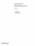 Oracle Financial Services Regulatory Reporting Administration Guide