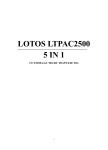 LOTOS LTPAC2500 5 IN 1 - Lotos Technology Plasma Cutters and