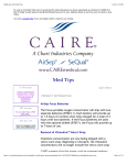 CAIRE April 2013 Med Tips