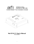 Net IO N-111 User Manual