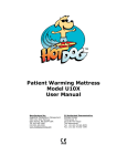 IFU (User Manual) - HotDog Patient Warming