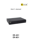 ER-401 ER-801 - Smart Solutions in Security