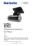 HD Digital Video RoadCorder User Manual