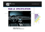 RGB-LE SPECIFICATION