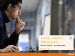 Pearson Onscreen Platform (POP)