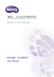 XL2420T / XL2420TX User Manual