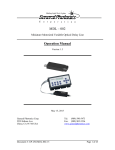 MDL-002 (Standard Controller) User Manual V1.3