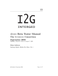 Intergeo Beta Testers Manual