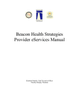 eServices Manual - Beacon Health Strategies, LLC.