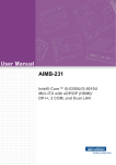 User Manual AIMB-231