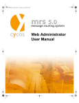 Web-Administrator - User Manual