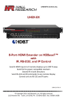 UHBX HDBaseT HDMI extender with PoH , RS232, IR