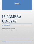 IP CAMERA OR-224i - Orion Technology