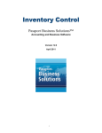 Inventory Transactions - Passport Software, Inc.