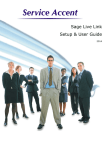 Service Accent - User Guide Sage Live Link 2014