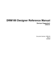 DRM100 - Designer Reference Manual
