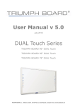 User Manual v 5.0 DUAL Touch Series