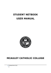 College Netbook Student User Manual