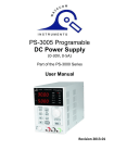 User Manual_PS 3005D power suppl