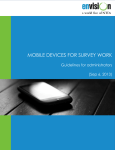 MOBILE DEVICES FOR SURVEY WORK