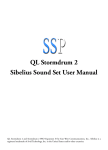 QL Stormdrum 2 Sound Set User Manual