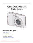 Kodak C195 User Guide Manual pdf