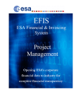 EFIS Project Management - esa-p