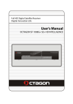 User`s Manual - Octagon