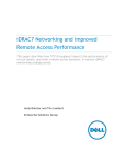 iDRAC7 Networking and Improved Remote Access