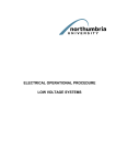 Electrical Operational Procedure