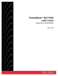 FrameSaver 9124 User`s Guide 9124-A2-GB20-00
