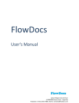 FlowDocs Reports User`s Manual for BlueCielo IC