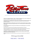 Owners Manual - RallyTime Trailers