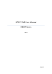 HDCVI DVR User Manual