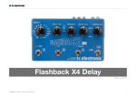 Flashback X4 Delay – Manual