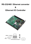 RS232/485 - ETHERNET Converter