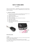 VSDRC809H User Manual - Videsur | Action Camera