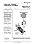 ST 3000 Smart Transmitter Specification and Model Selection Guide