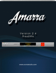 Amarra 2.4.3 Read Me