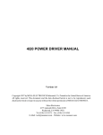 4I20 POWER DRIVER MANUAL