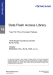 RL78 Data Flash Access Library Type T02 (Tiny), European Release