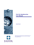 OnCall Administration User Manual