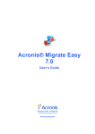 Acronis® Migrate Easy 7.0