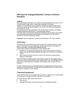 PRV Use For Leakage Reduction